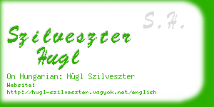 szilveszter hugl business card